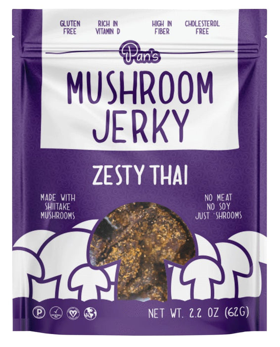 Pan's Mushroom Jerky: Zesty Thai