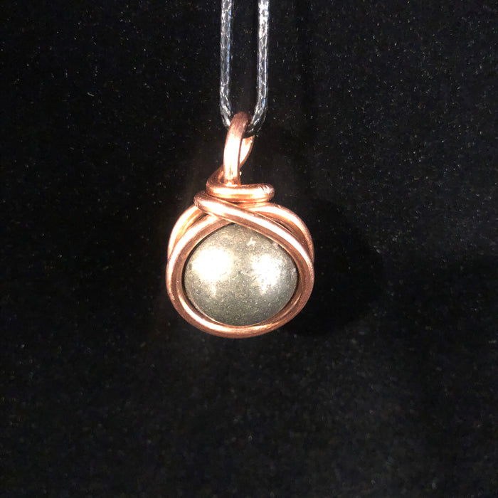 Pyrite Orb Necklace
