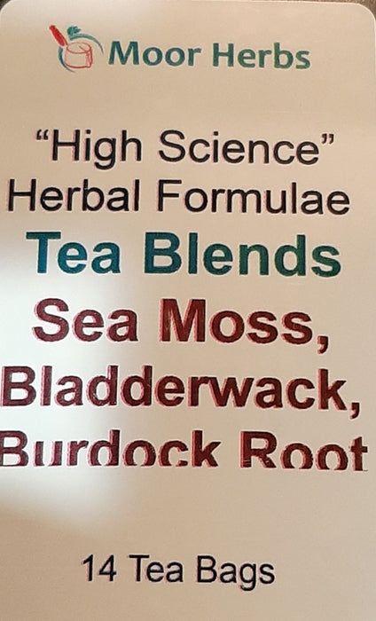 Moor Herbs Sea Moss , Bladderwack  , Burdock Root Tea