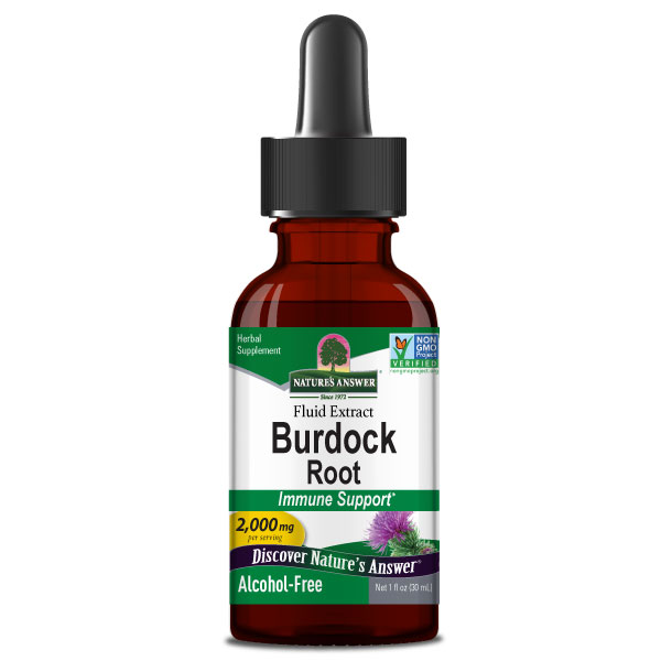 Natures Answer Burdock Root Alcohol Free