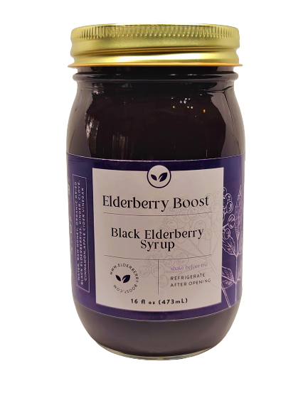 Elderberry Boost Black Elderberry Syrup 16 oz.