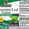 Natures Answer Peppermint Leaf Extract 1oz