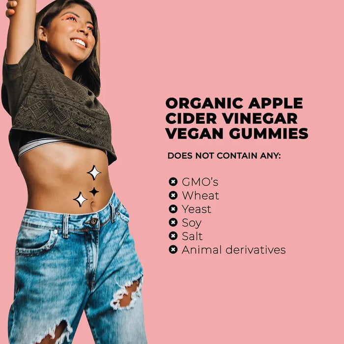 Organic Apple Cider Vinegar: Vegan Gummies