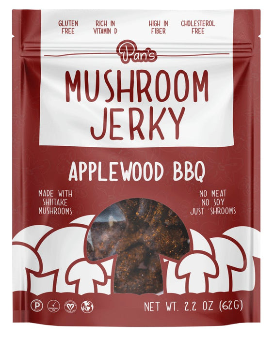 Pan's Mushroom Jerky: Apple wood BBQ